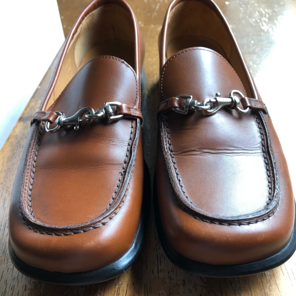 COACH CHERI Loafer Cognac, Size 7